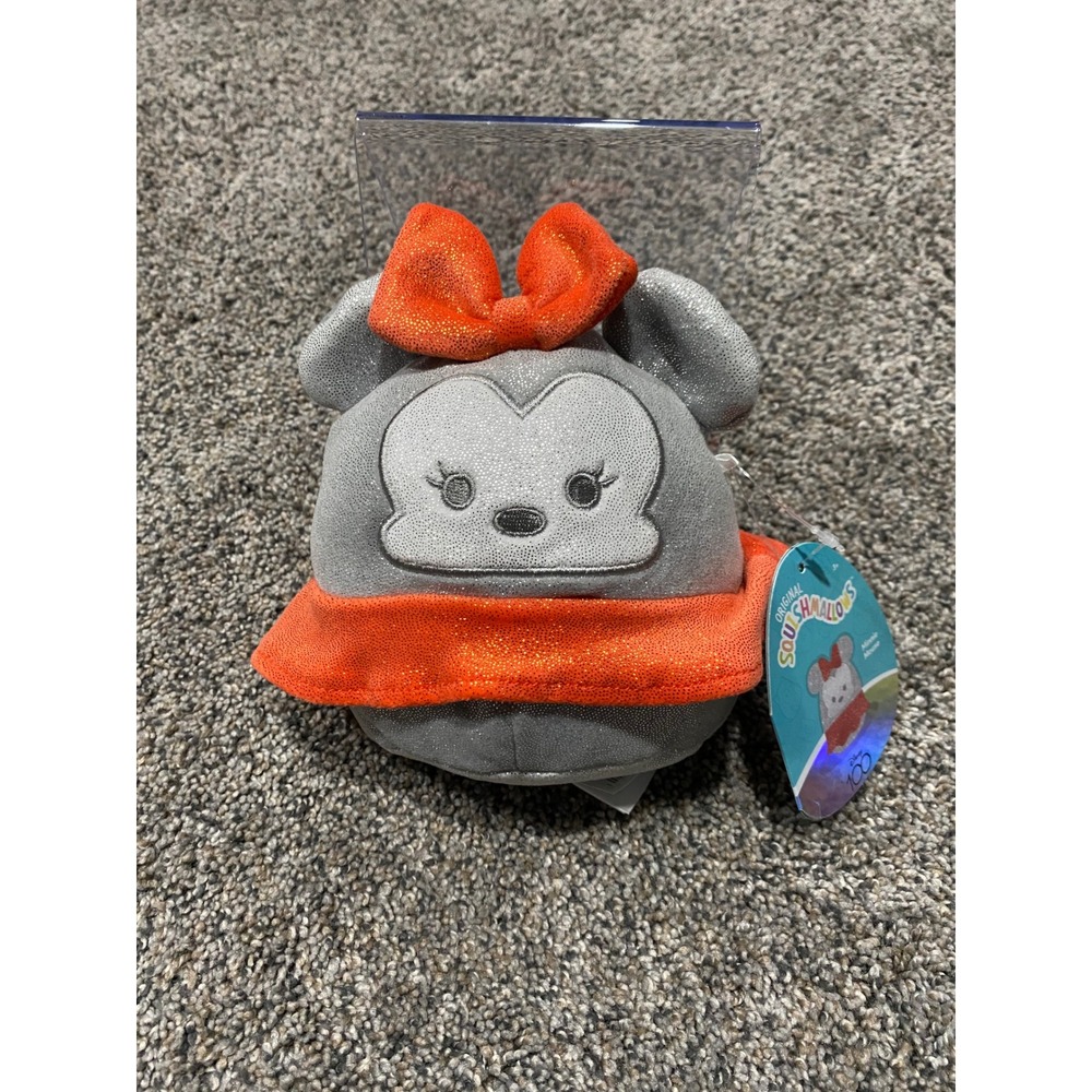 Squishmallows Minnie Mouse Plush Kids 5 Inch Silver New Disney 100 Anniversary